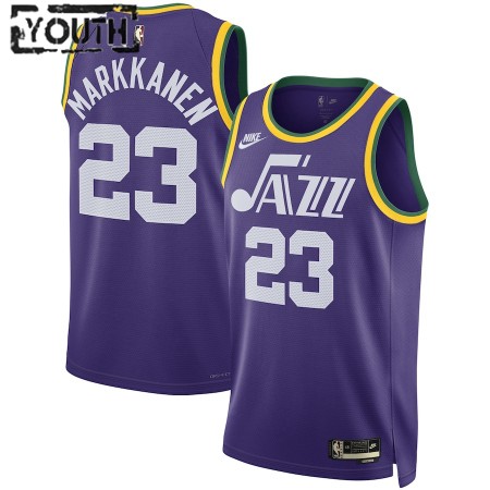 Dres Utah Jazz Lauri Markkanen Nike 2023-24 Classic Edition Ljubičasta Swingman - Dječji